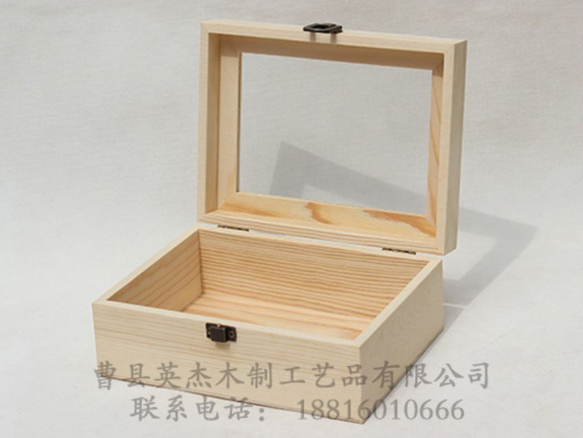點(diǎn)擊查看詳細(xì)信息<br>標(biāo)題：松木原木色亞克力蓋子木盒 閱讀次數(shù)：2344